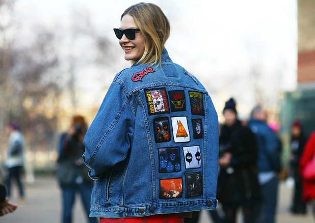 Studded-Hearts-London-Fashion-Week-Streetstyle-Denim-jacket